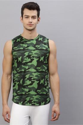 printed-cotton-men's-vest---green