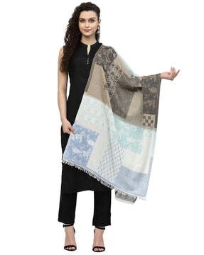 printed cotton stole