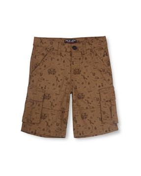 printed-flat-front-bermuda-shorts-with-cargo-pockets