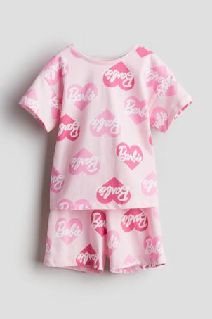 printed jersey pyjamas