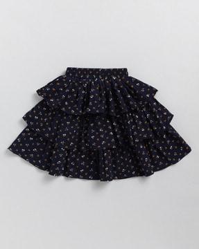 printed-tiered-skirt-with-elasticated-waist
