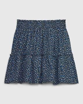 printed-tiered-skirt