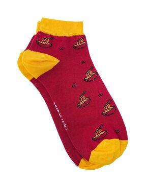 printed ankle-length everyday socks