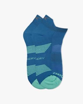 printed ankle-length socks