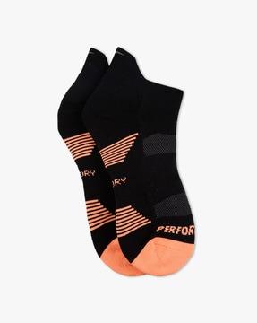 printed ankle-length socks