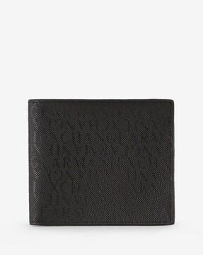 printed bi-fold wallet with coin pocket