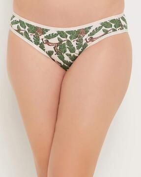 printed bikini panties