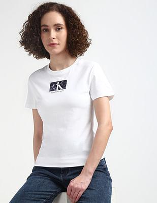 printed box slim t-shirt