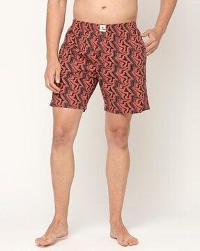 printed boxer with insert pockets