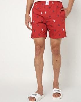 printed boxers with insert pockets