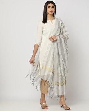 printed chanderi dupatta