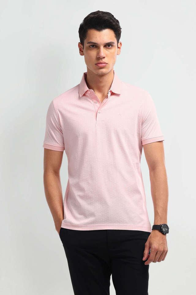 printed cotton blend polo mens t-shirt