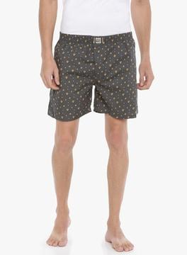 printed cotton boxers