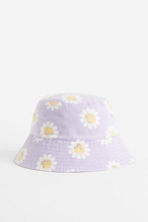 printed cotton bucket hat