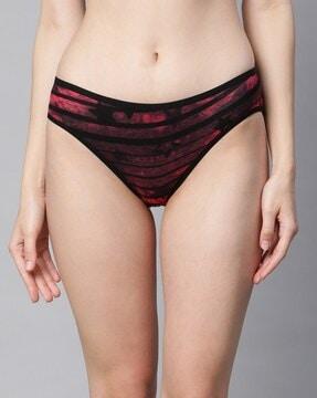 printed cotton hipster brief