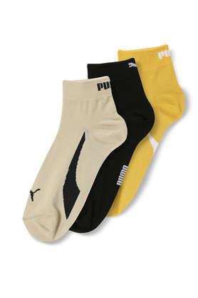 printed cotton men's ankle socks - multi