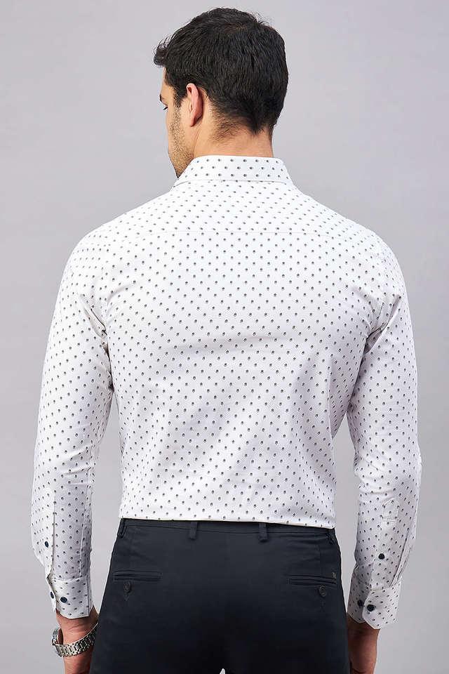 printed cotton mens formal wear shirt