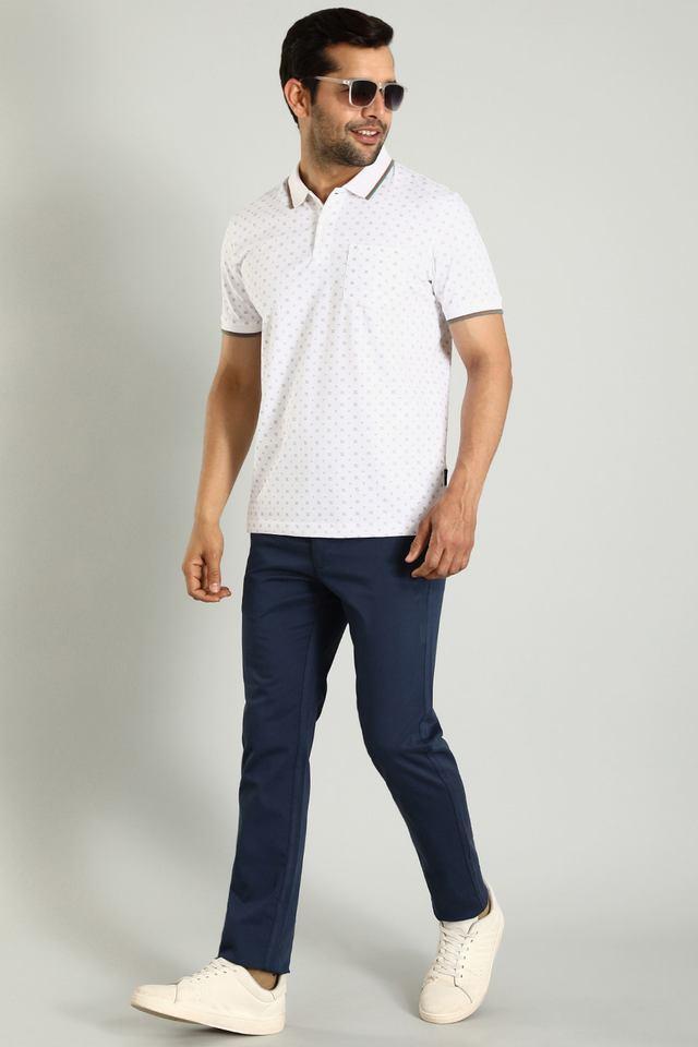 printed cotton polo mens t-shirt