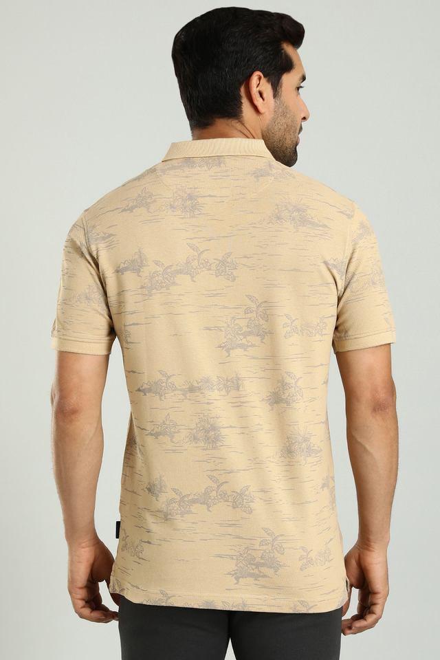 printed cotton polo mens t-shirt