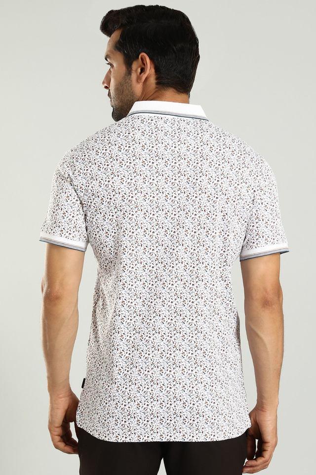 printed cotton polo mens t-shirt