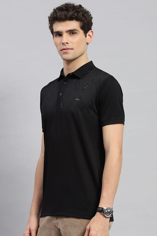 printed cotton polo mens t-shirt