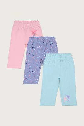 printed cotton regular fit infant infant girls pyjamas - multi