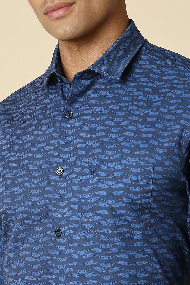 printed cotton regular fit mens casual shirt