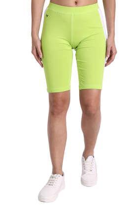 printed cotton regular fit women's shorts - multi