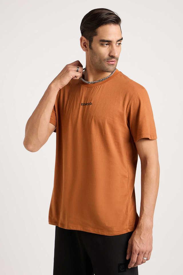 printed cotton round neck mens t-shirt