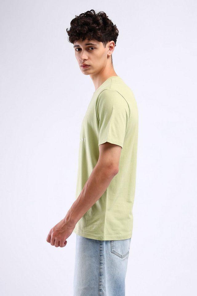 printed cotton round neck mens t-shirt