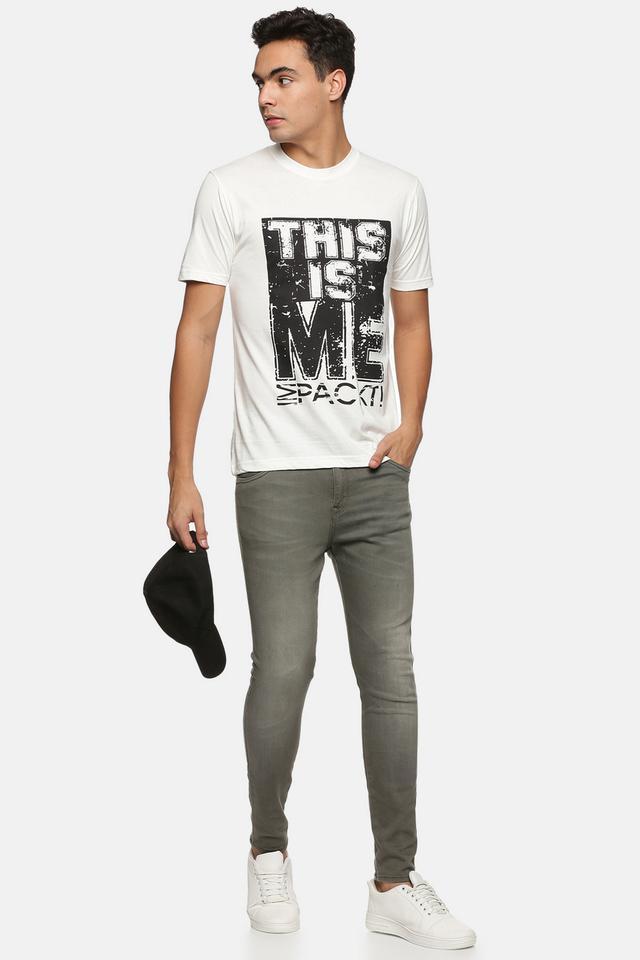 printed cotton slim fit mens t-shirt