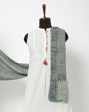 printed cotton stole
