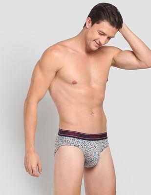 printed cotton stretch jersey i615 briefs - pack of 1