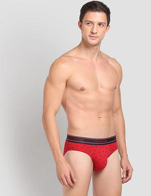 printed cotton stretch jersey i615 briefs - pack of 1