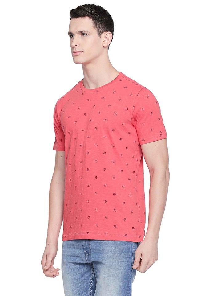 printed cotton super slim fit mens t-shirt