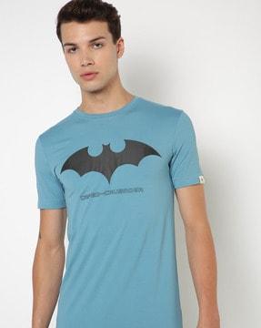 printed crew-neck slim fit t-shirt