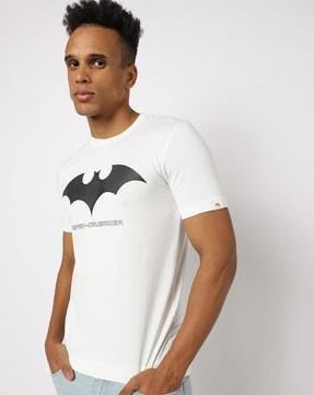 printed crew-neck slim fit t-shirt