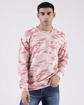 printed crew-neck sweatshirt