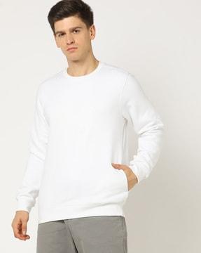 printed crew-neck sweatshirt