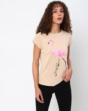 printed crew-neck t-shirt