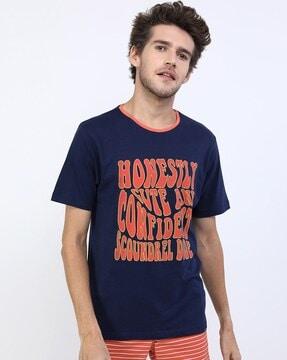 printed crew-neck t-shirt