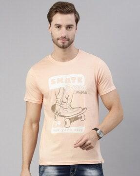 printed crew-neck t-shirt