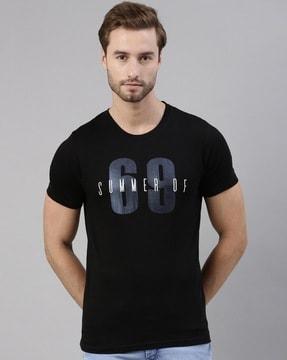 printed crew-neck t-shirt