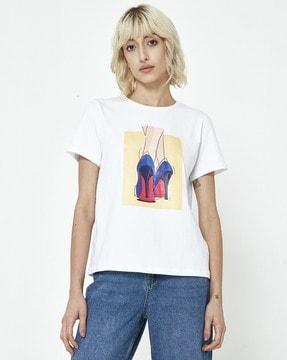 printed crew-neck t-shirt