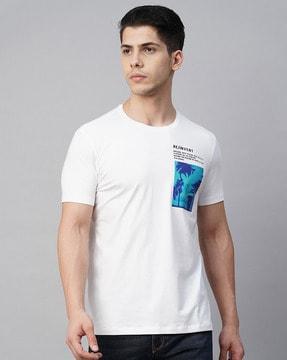 printed crew-neck t-shirt