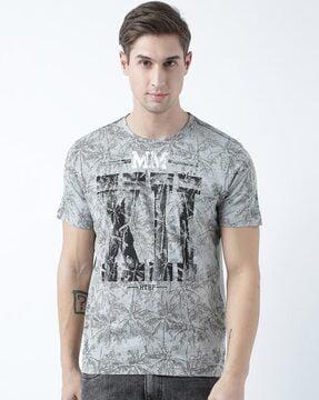 printed crew-neck t-shirt