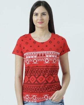 printed crew-neck t-shirt