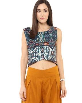 printed crop top