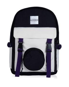 printed everyday backpack with adjustable straps