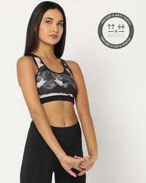 printed fastdry sports bra